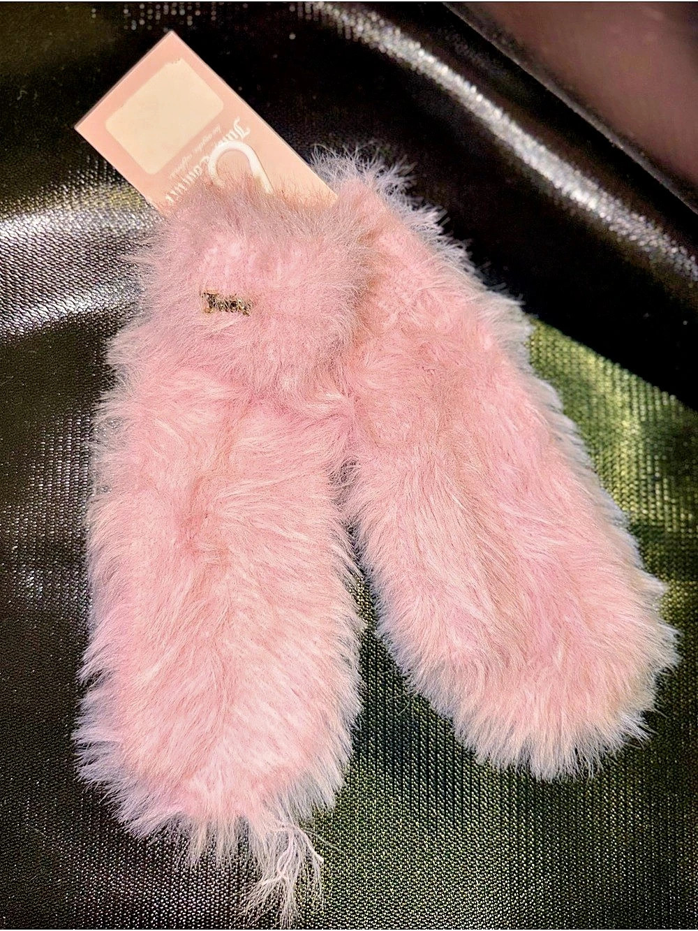 Juicy Couture Pink Fuzzy Hair Accessory